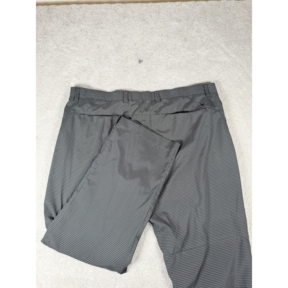 Callaway Golf Pants Men's 40x30 Gingham Plaid Gray Stretch Performance Checkered